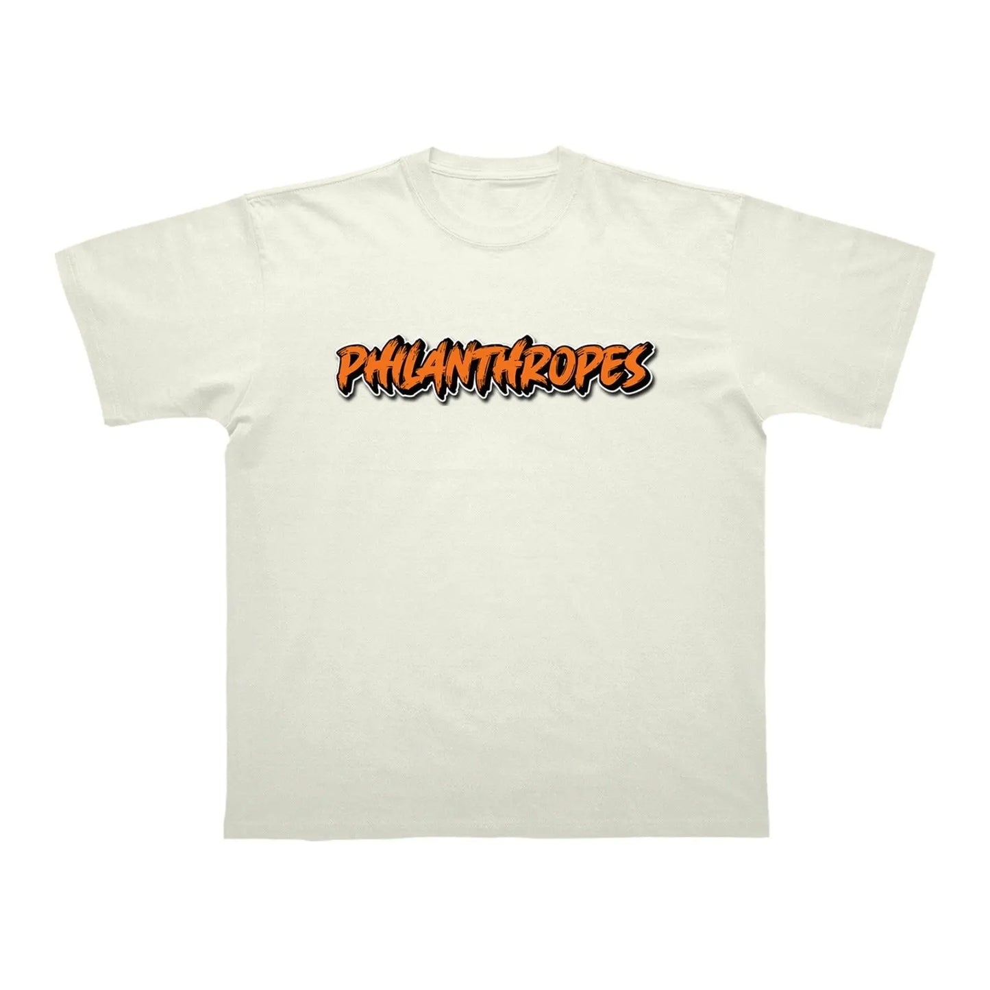 T-shirt Philanthropes (Blanc / Noir) PHILANSHOP