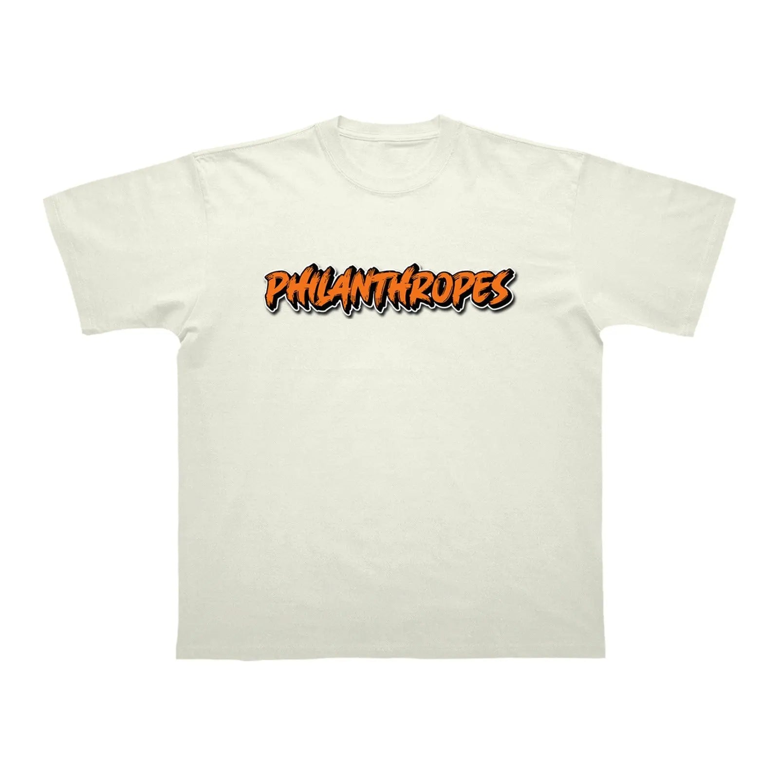 T-shirt Philanthropes (Blanc / Noir) PHILANSHOP